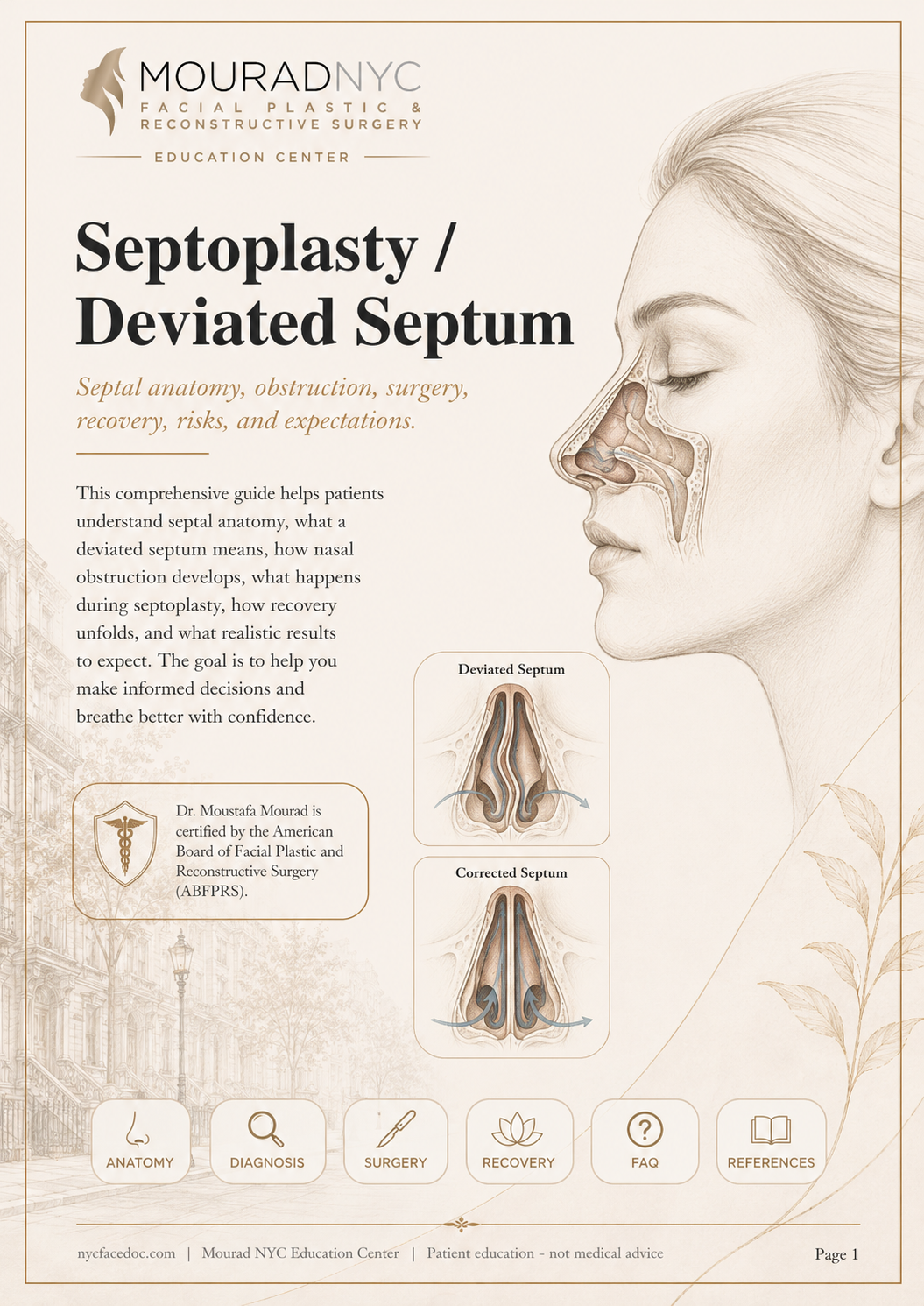 Septoplasty Guide — page 1: Cover