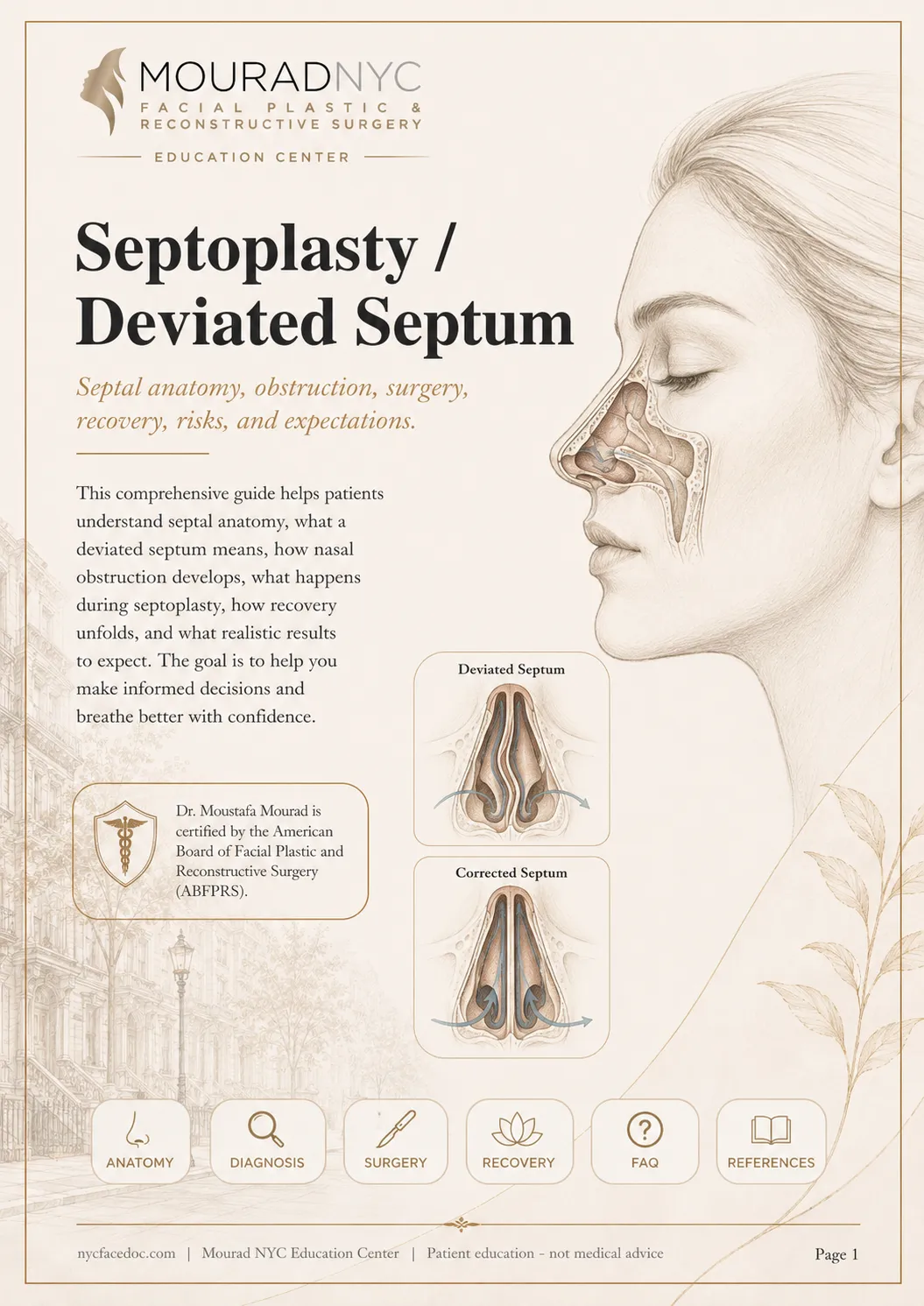 Septoplasty Guide — page 1: Cover
