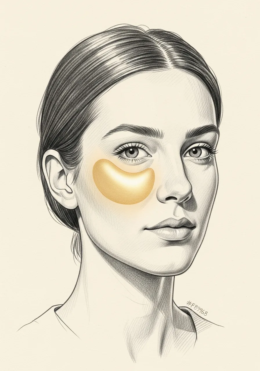 Editorial pencil-sketch portrait — clinical evaluation of fungal sinus disease