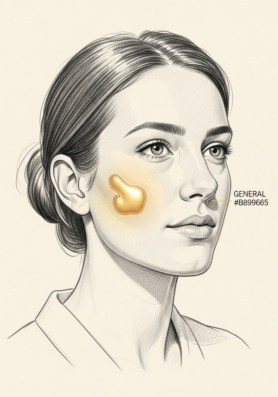 Editorial pencil-sketch portrait — clinical evaluation of suspected sinus infection