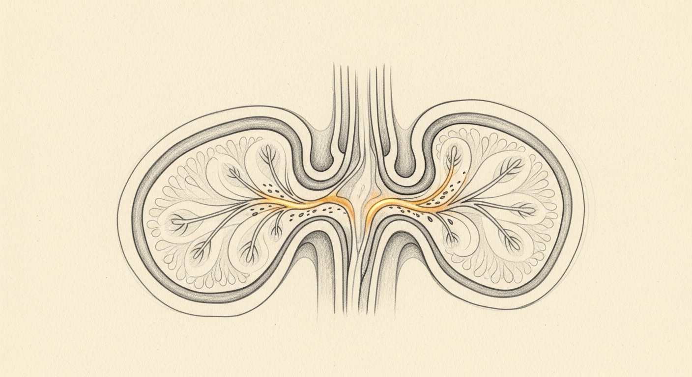 The mucociliary drainage pathway that clears mucus from the sinuses.